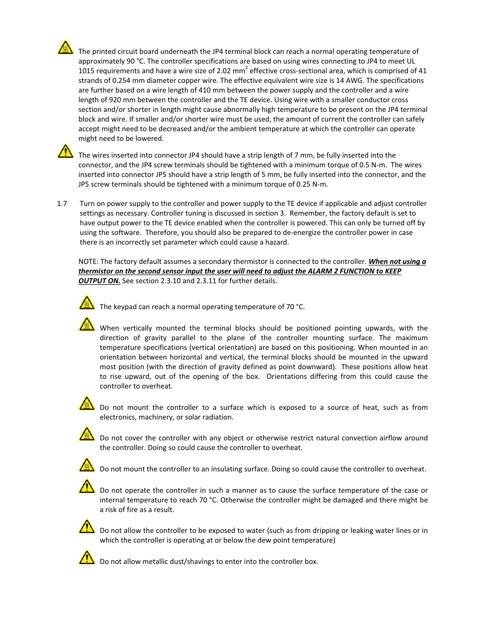 TE Technology TC-48-20 User Manual | Page 19 / 58