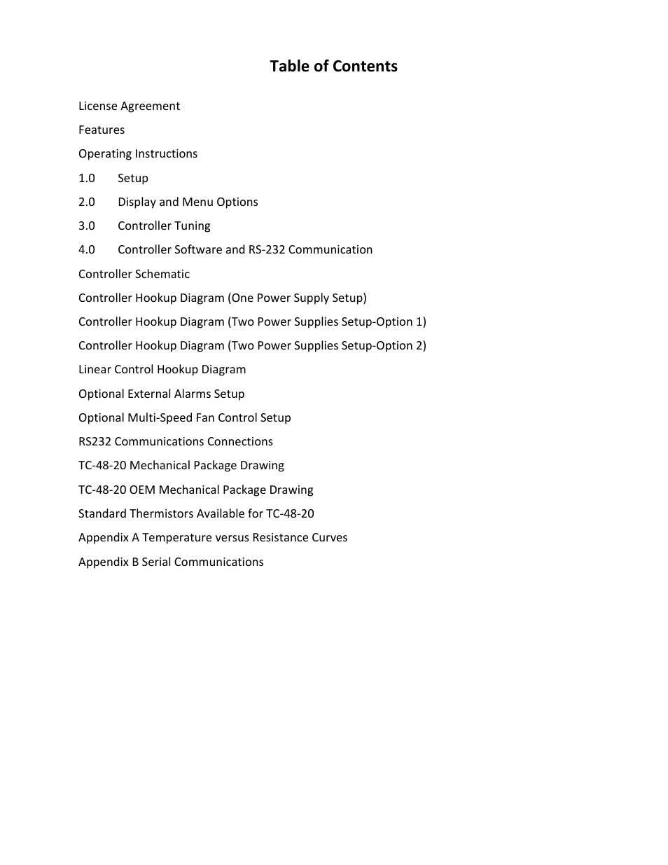 TE Technology TC-48-20 User Manual | Page 4 / 58