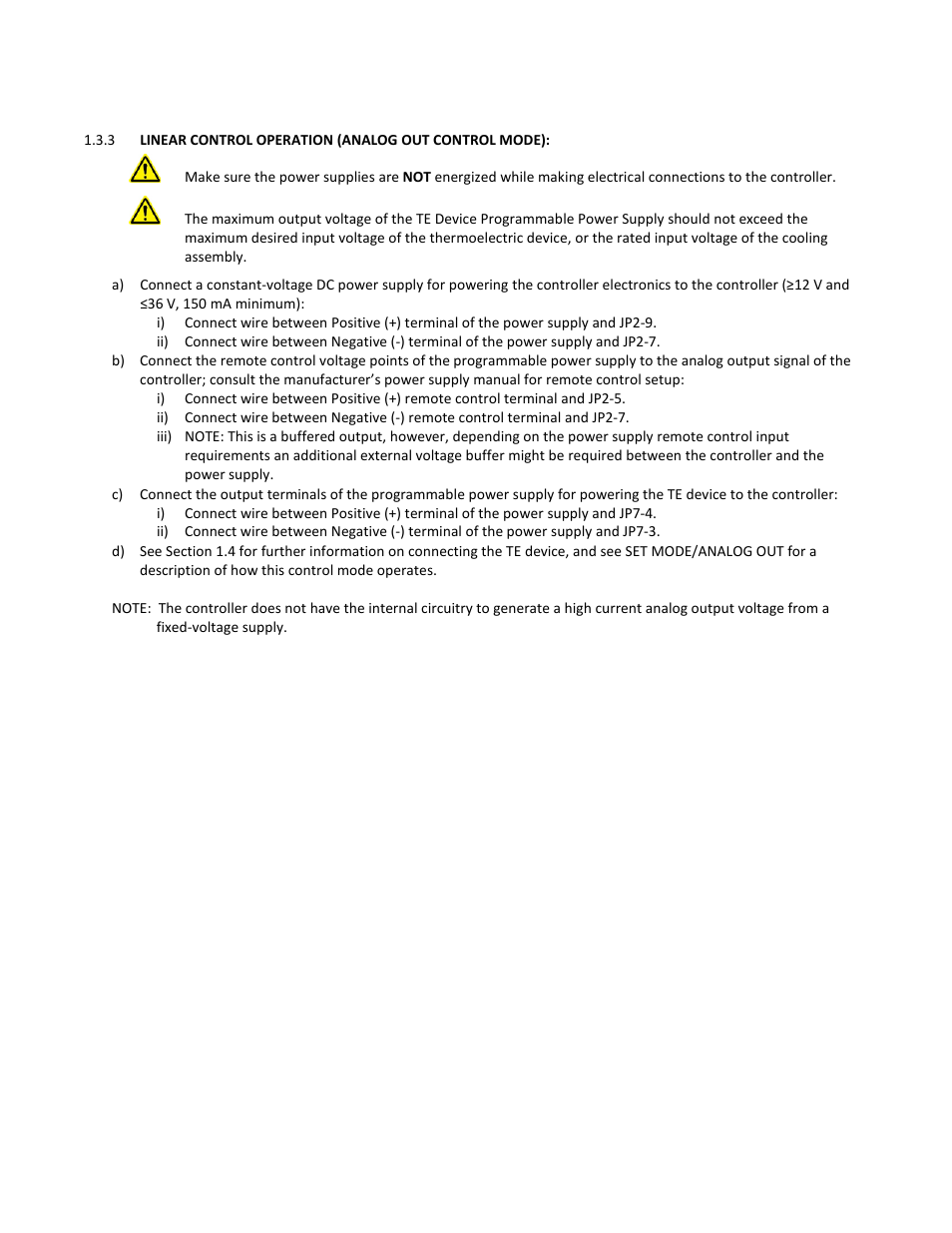 TE Technology TC-720 User Manual | Page 20 / 98