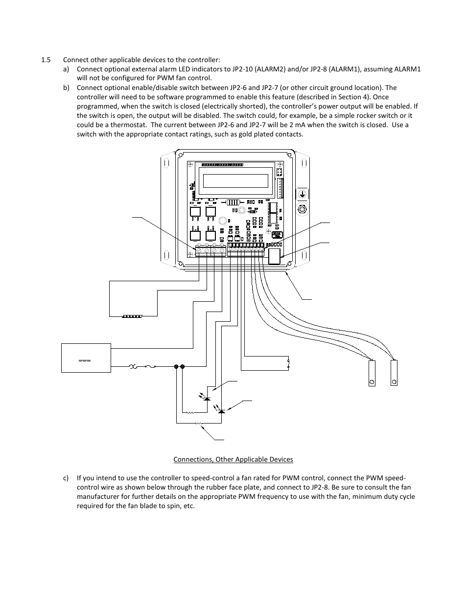 Connections, other applicable devices | TE Technology TC-720 User Manual | Page 24 / 98