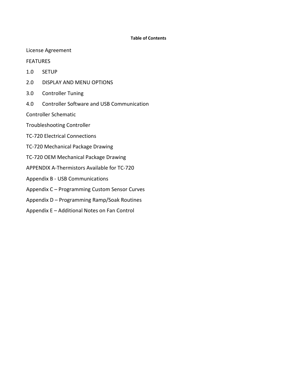 TE Technology TC-720 User Manual | Page 4 / 98
