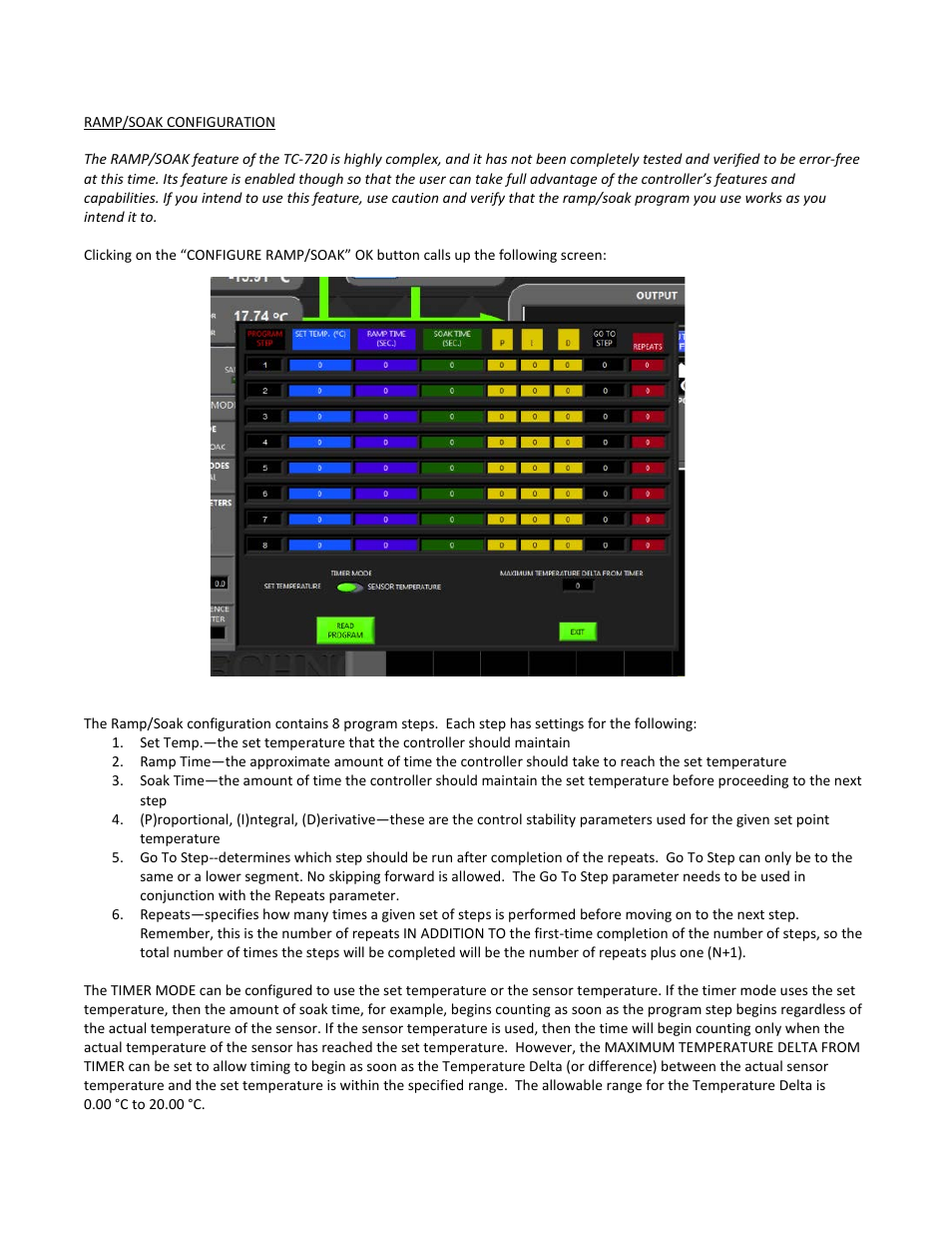 TE Technology TC-720 User Manual | Page 50 / 98