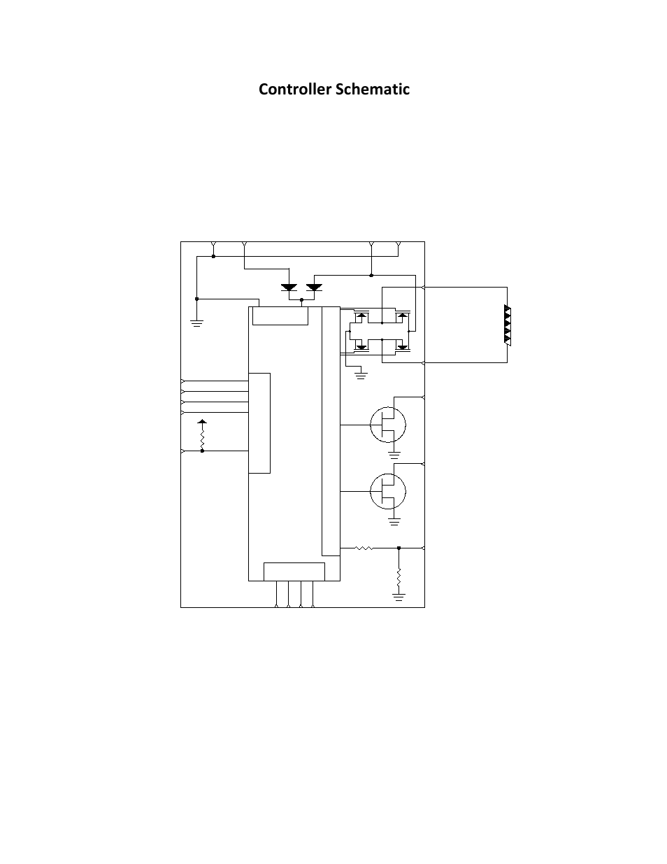 Controller schematic | TE Technology TC-720 User Manual | Page 62 / 98