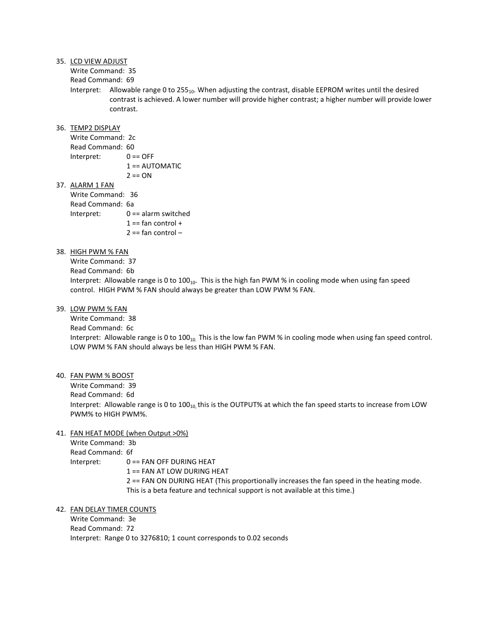 TE Technology TC-720 User Manual | Page 82 / 98