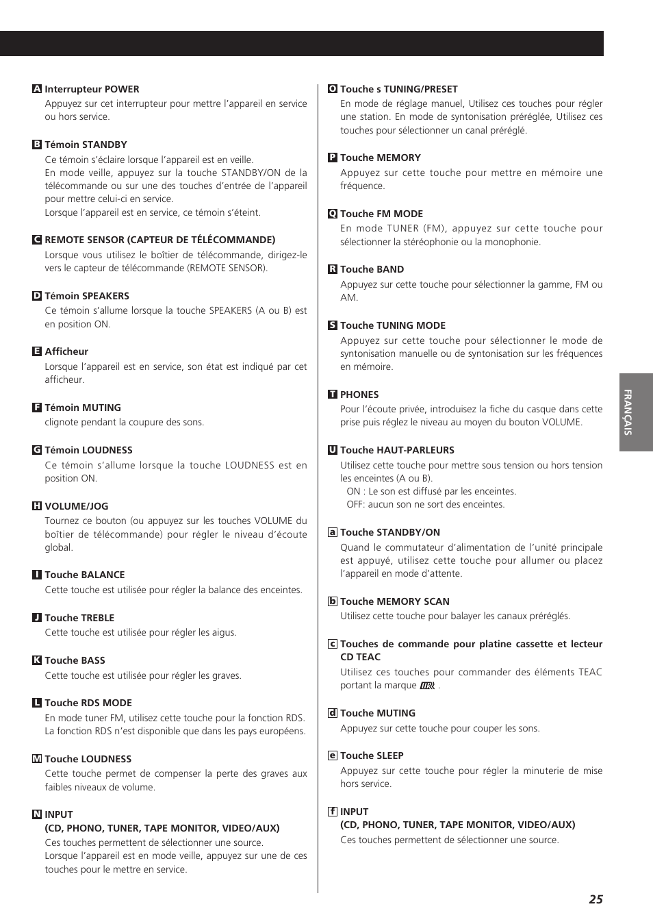 Teac AG-790 User Manual | Page 25 / 100