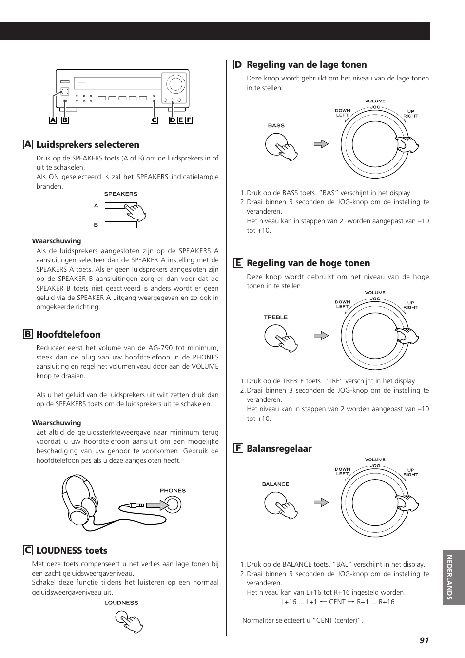 Teac AG-790 User Manual | Page 91 / 100