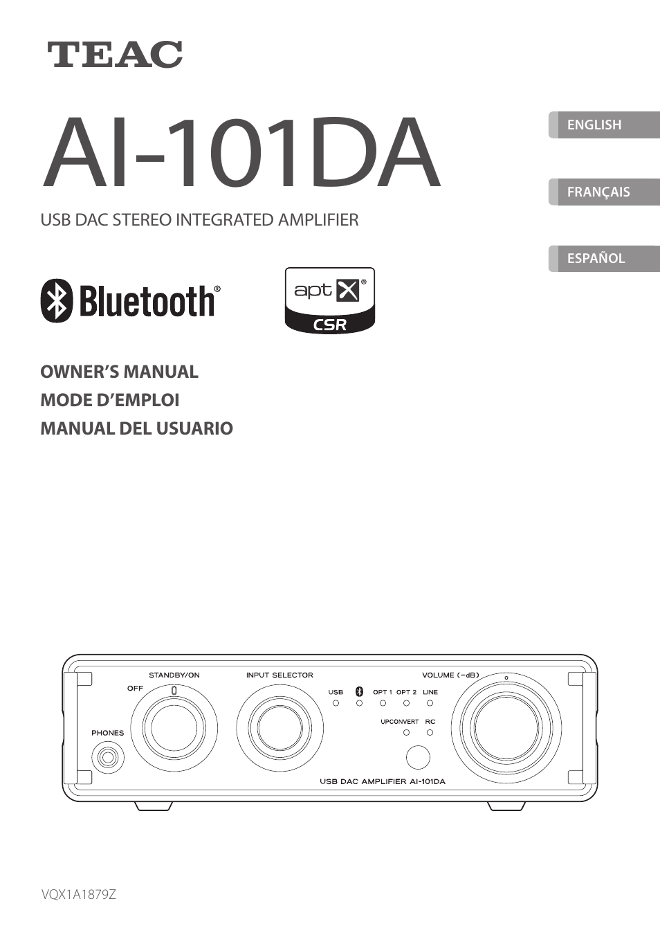 Teac AI-101DA User Manual | 76 pages