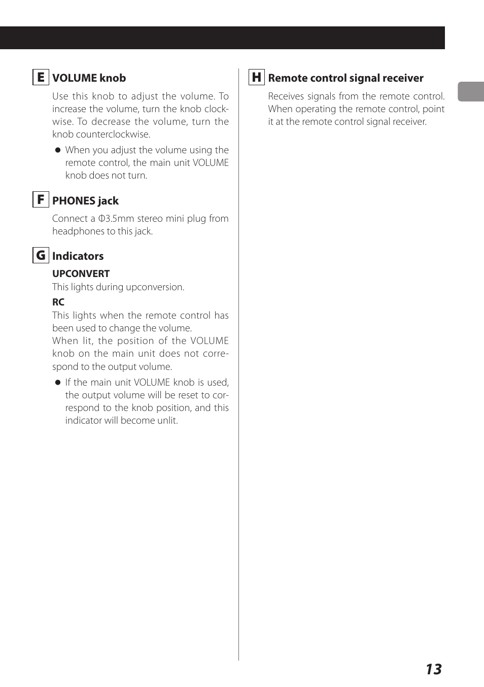 Teac AI-101DA User Manual | Page 13 / 76