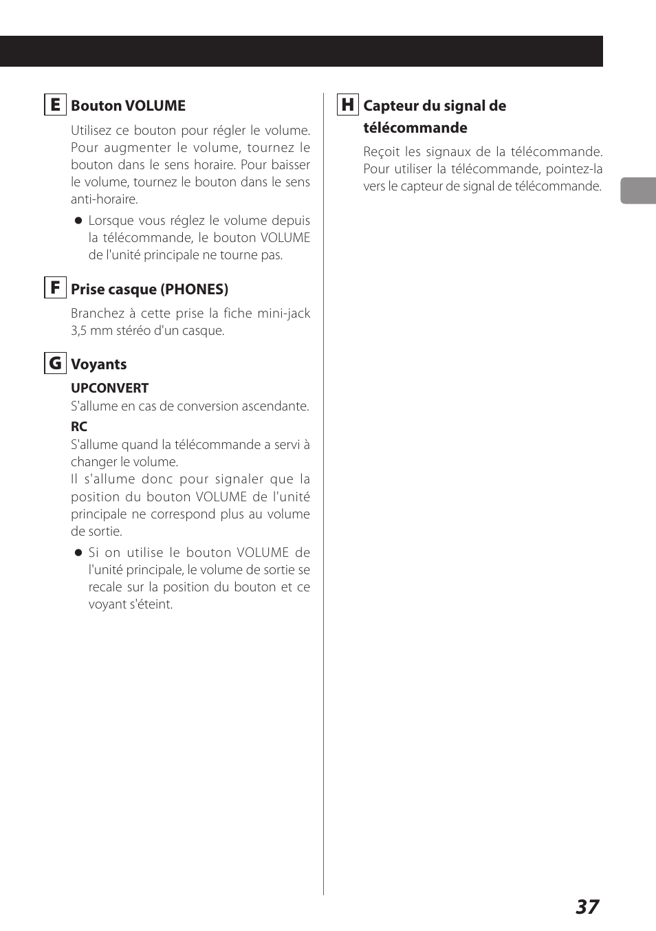 Teac AI-101DA User Manual | Page 37 / 76