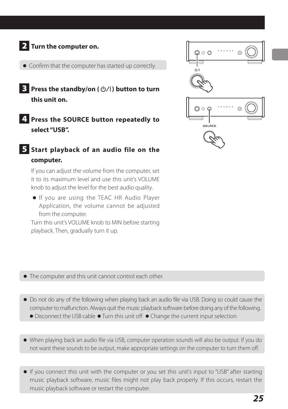 Teac AI-301DA User Manual | Page 25 / 80