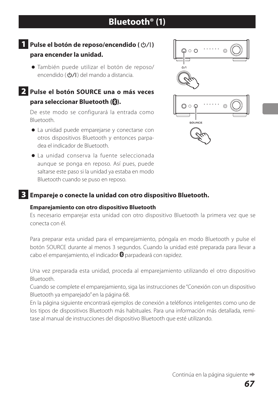 Bluetooth, Bluetooth® (1) | Teac AI-301DA User Manual | Page 67 / 80