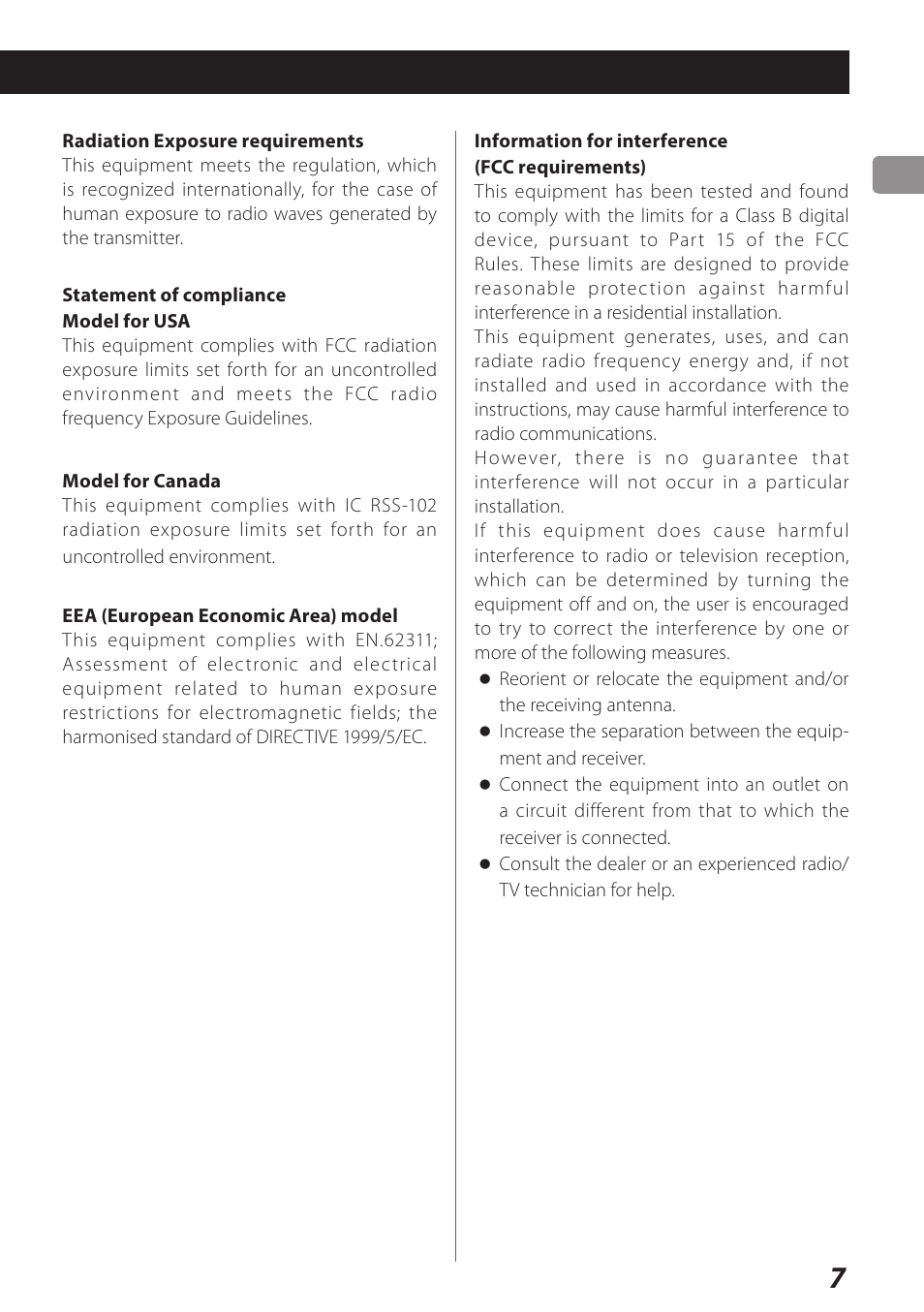 Teac AI-301DA User Manual | Page 7 / 80