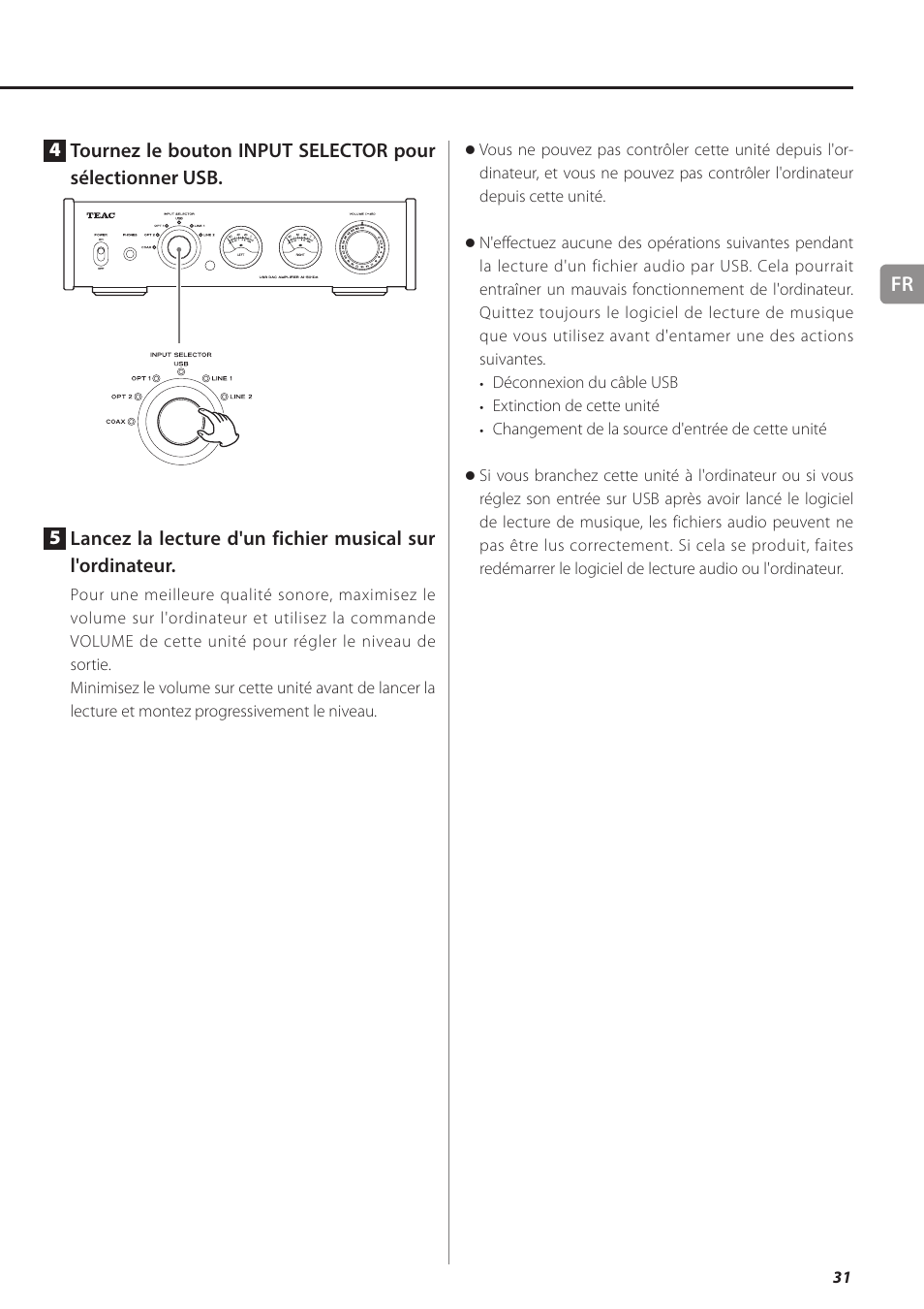 Teac AI-501DA User Manual | Page 31 / 52