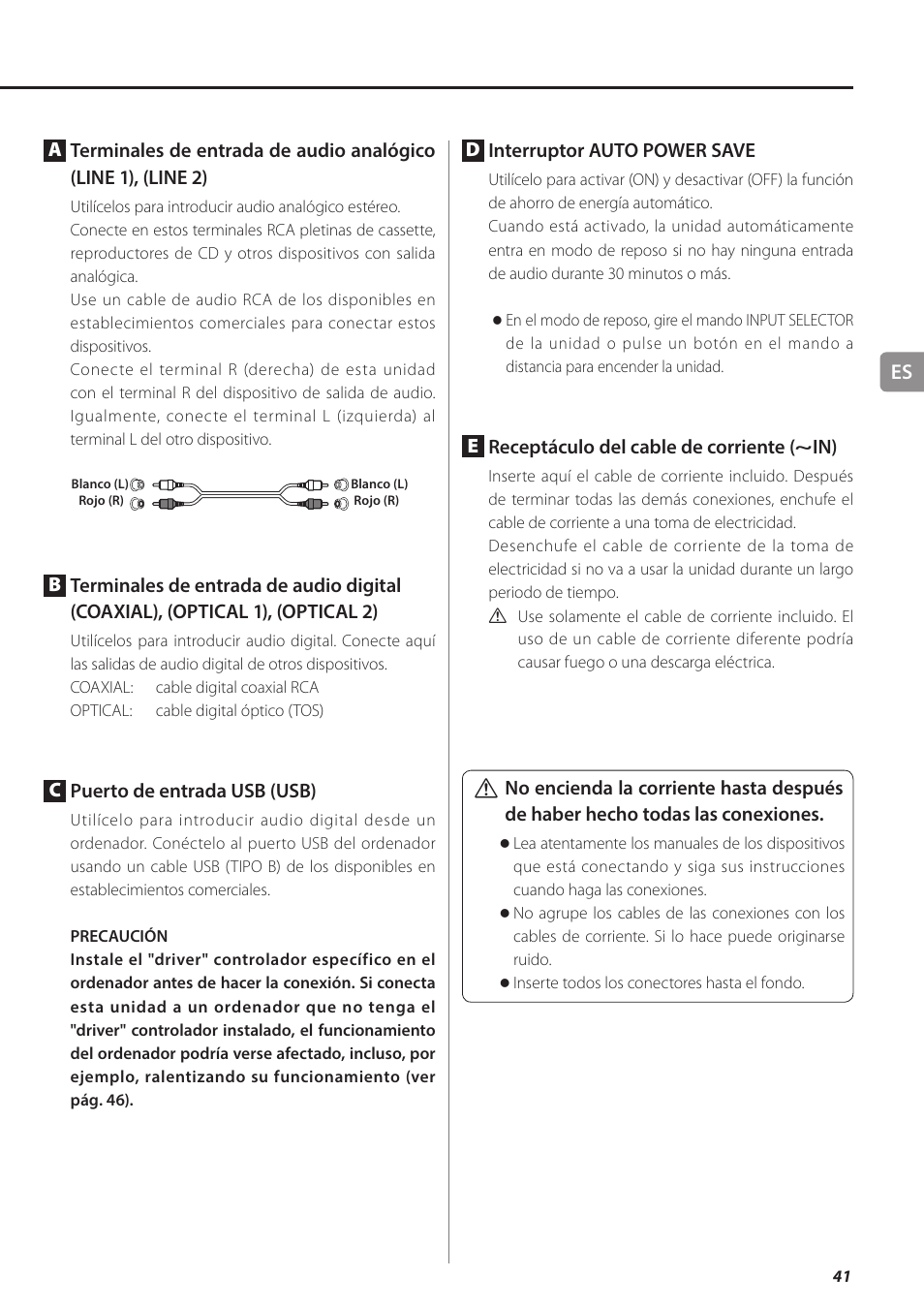 Teac AI-501DA User Manual | Page 41 / 52