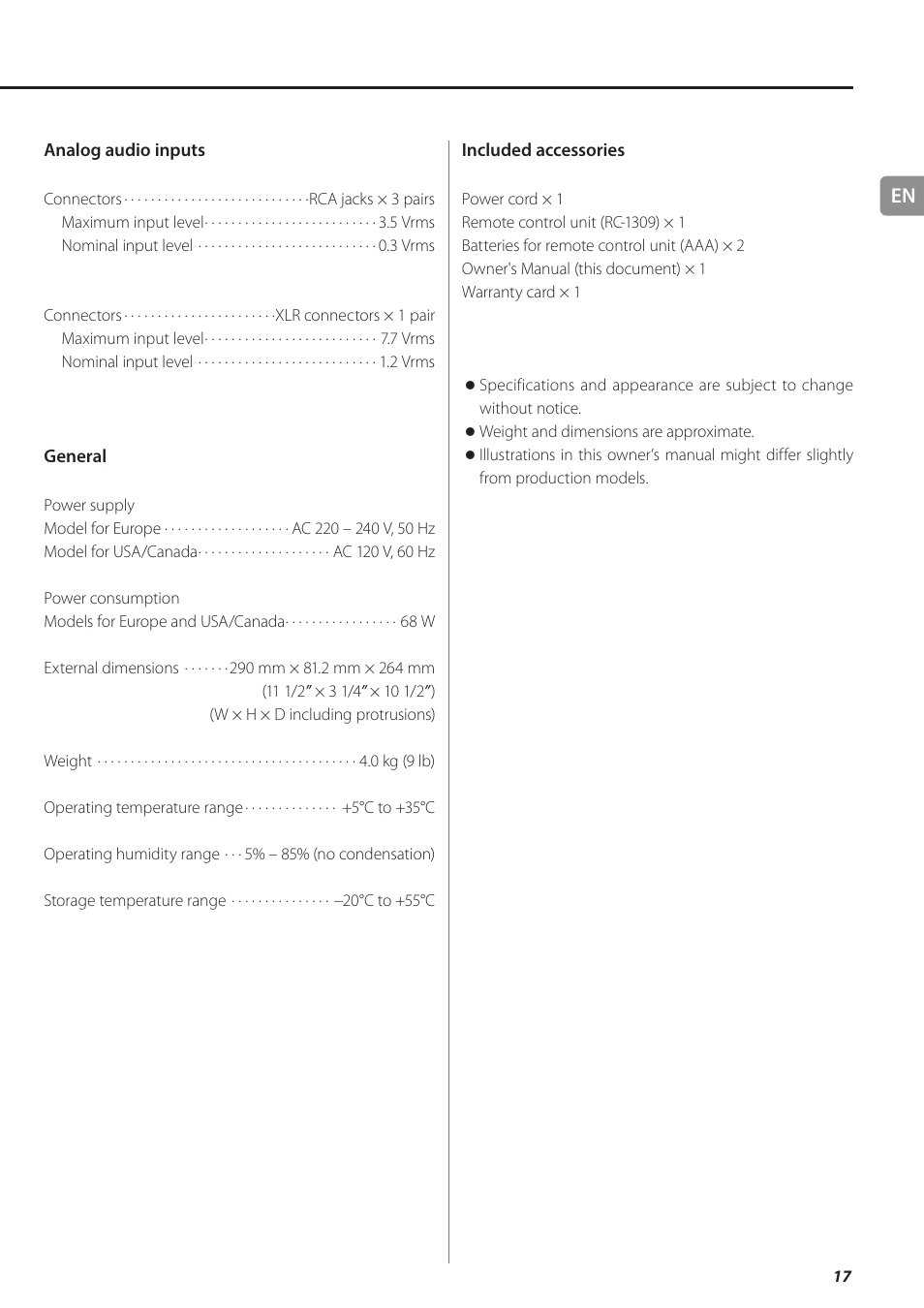 Teac AX-501 User Manual | Page 17 / 48