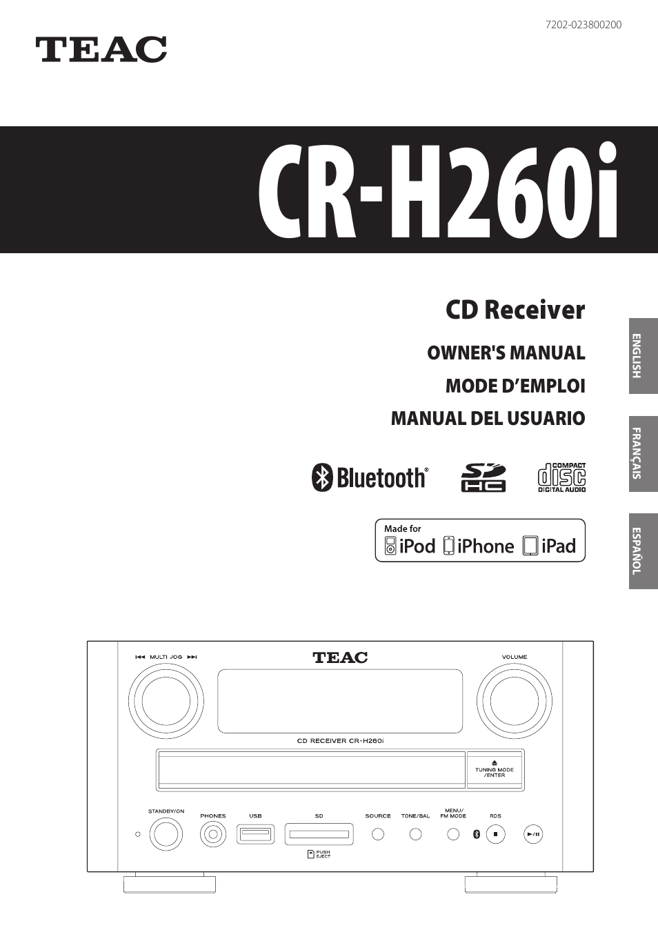 Teac CR-H260I User Manual | 152 pages