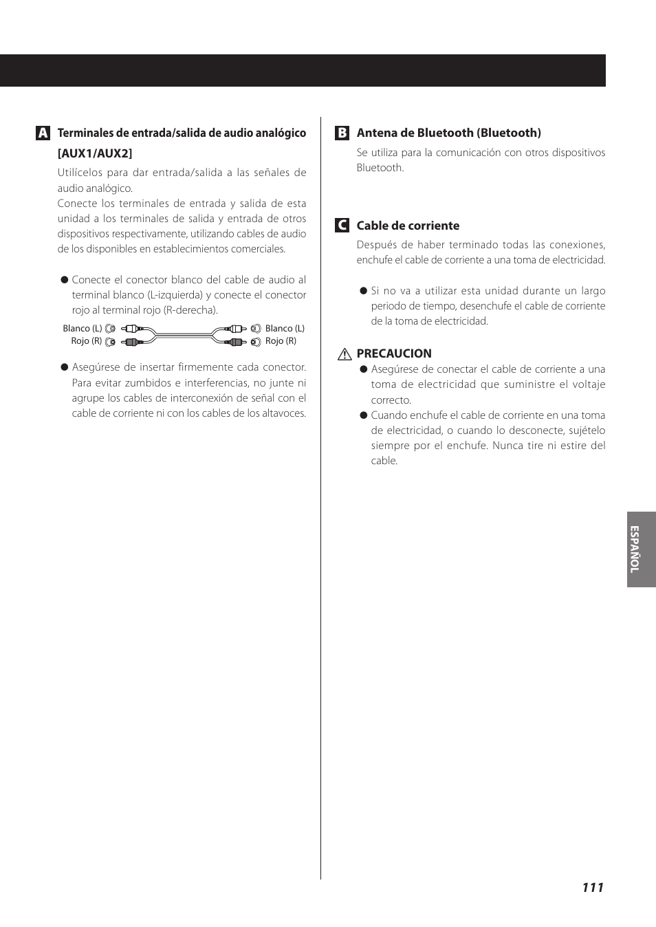 Teac CR-H260I User Manual | Page 111 / 152