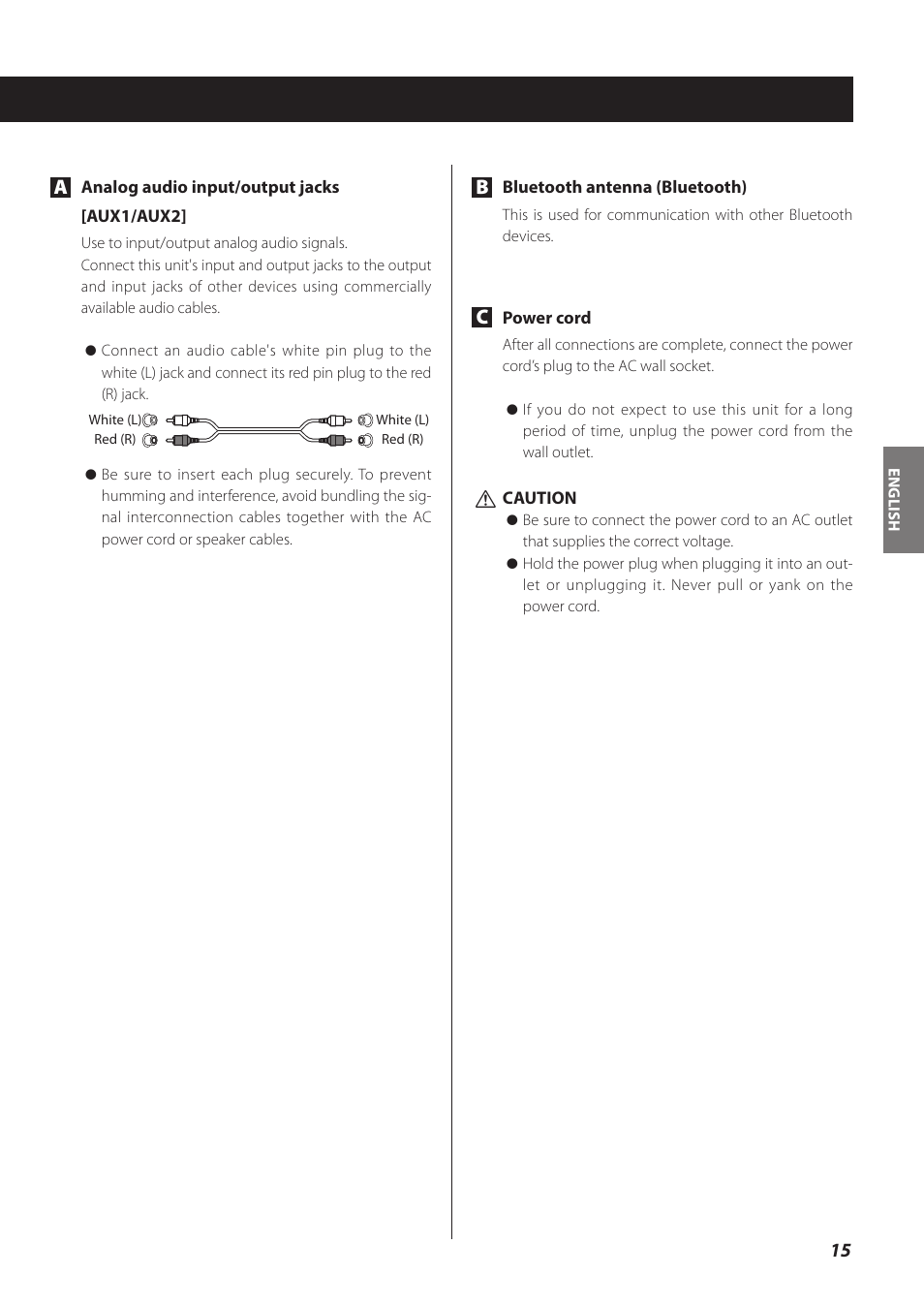 Teac CR-H260I User Manual | Page 15 / 152