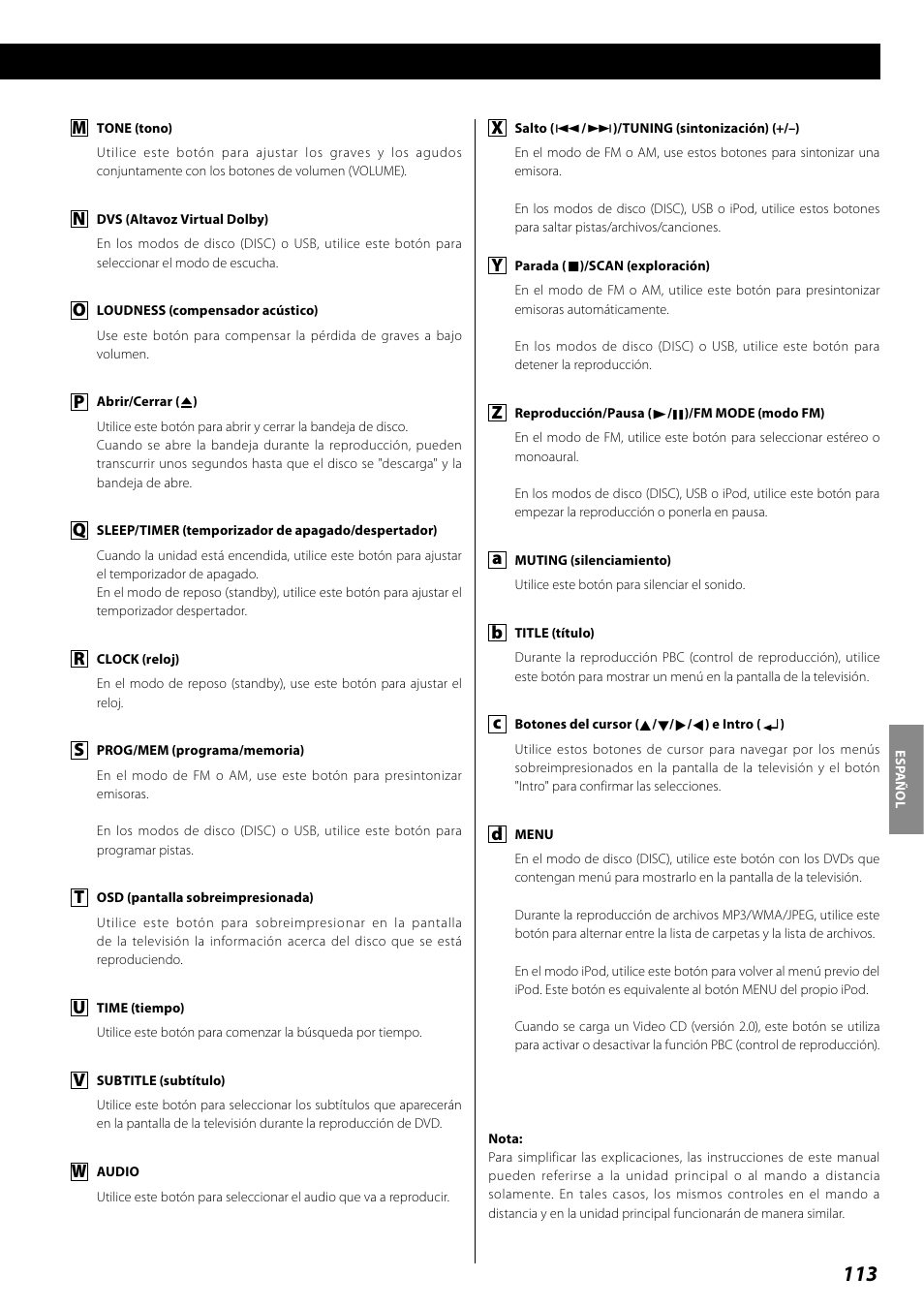 Teac DR H338i User Manual | Page 113 / 148