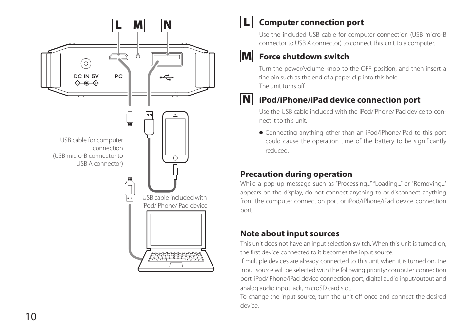 Nl m | Teac HA-P90SD User Manual | Page 10 / 60