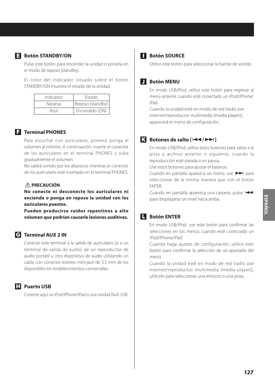 Teac NP-H750 User Manual | Page 127 / 176