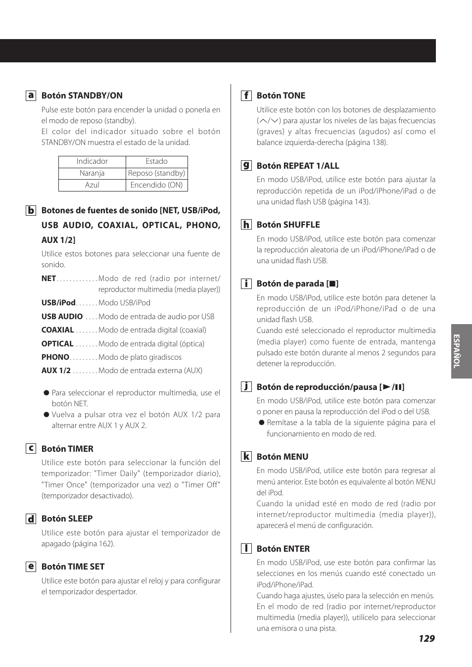 Teac NP-H750 User Manual | Page 129 / 176