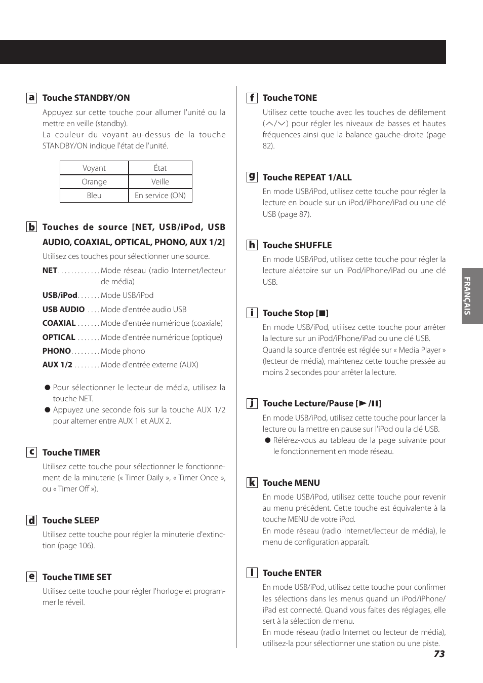 Teac NP-H750 User Manual | Page 73 / 176