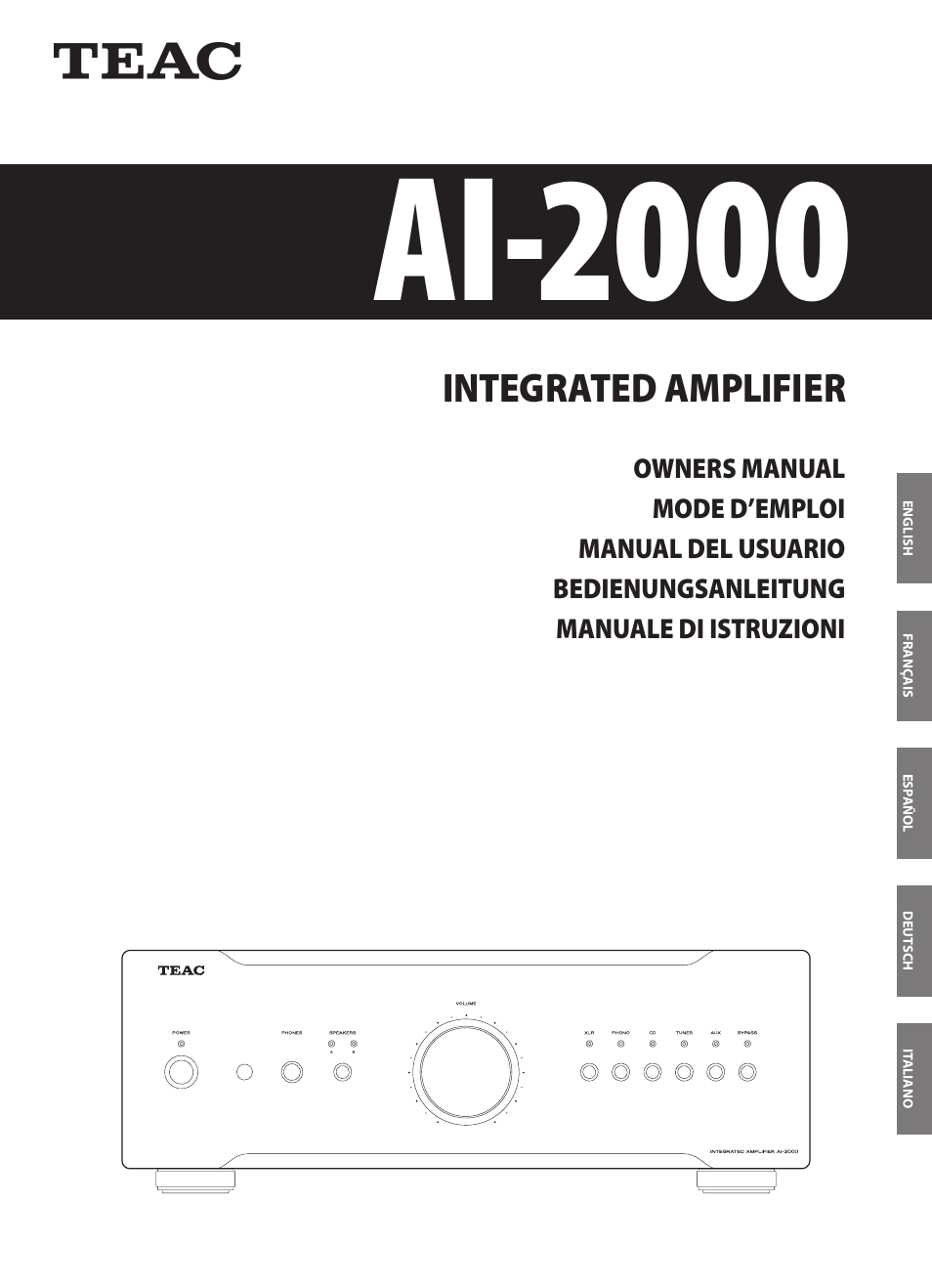 Teac AI-2000 User Manual | 36 pages