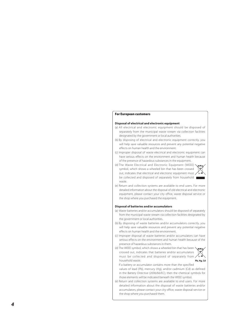 English | Teac AI-2000 User Manual | Page 4 / 36
