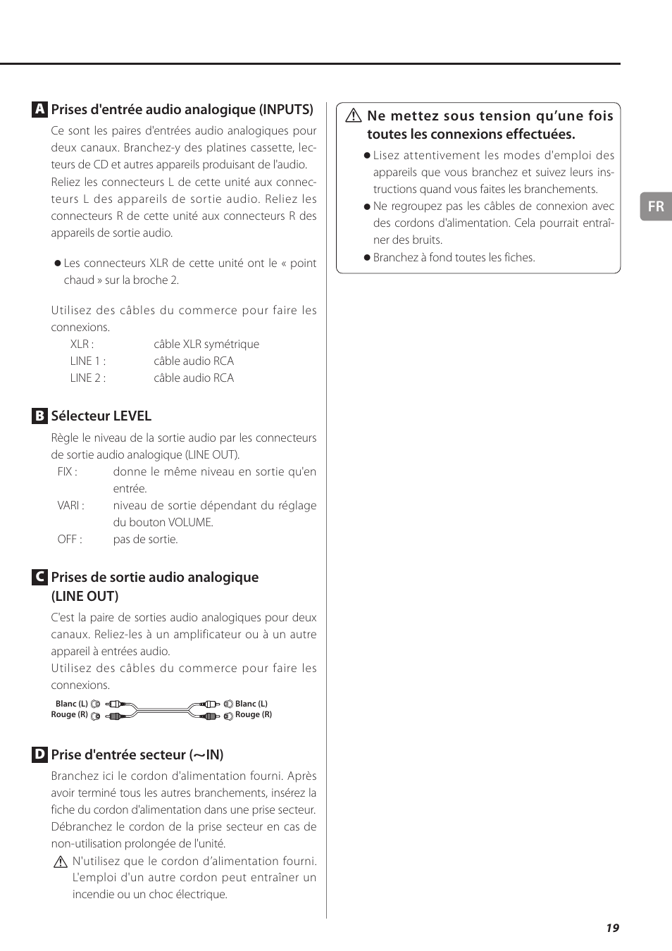 Teac HA-501 User Manual | Page 19 / 36