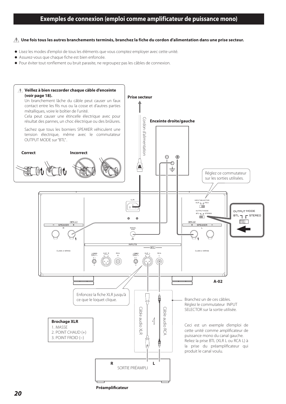 Teac A-02 User Manual | Page 20 / 36