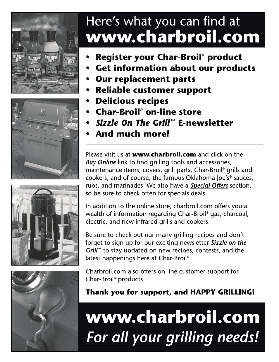 Char-Broil 8301390 User Manual | Page 19 / 20