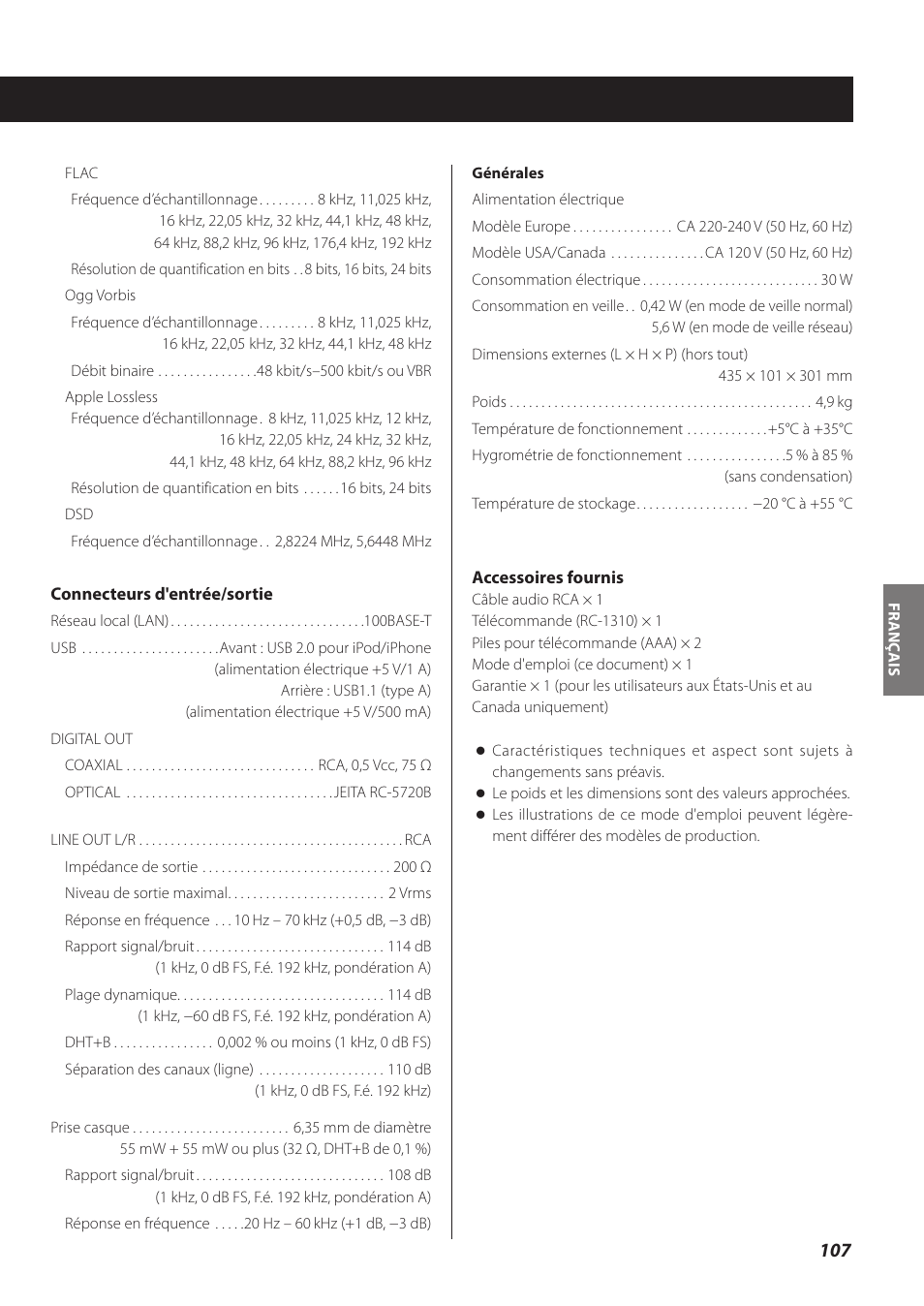 Teac CD-P800NT-B User Manual | Page 107 / 160