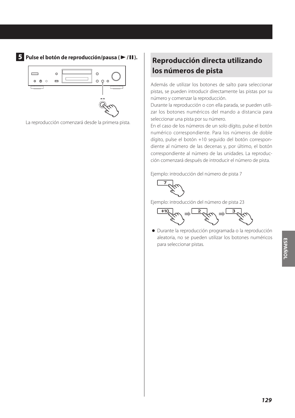 Teac CD-P800NT-B User Manual | Page 129 / 160