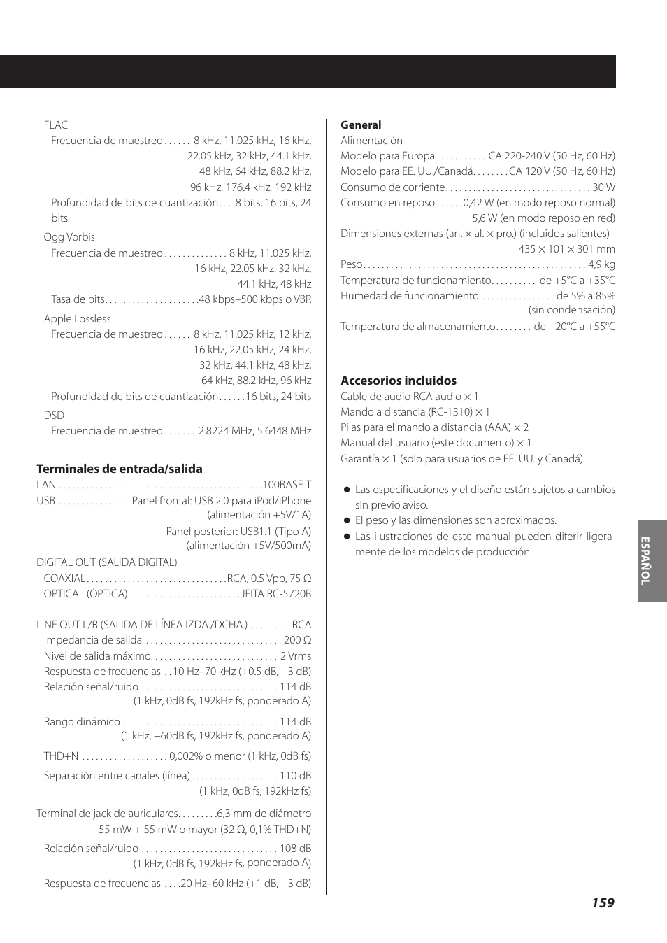 Teac CD-P800NT-B User Manual | Page 159 / 160