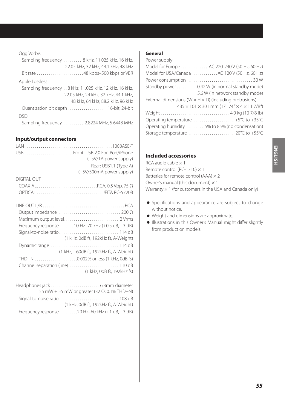 Teac CD-P800NT-B User Manual | Page 55 / 160