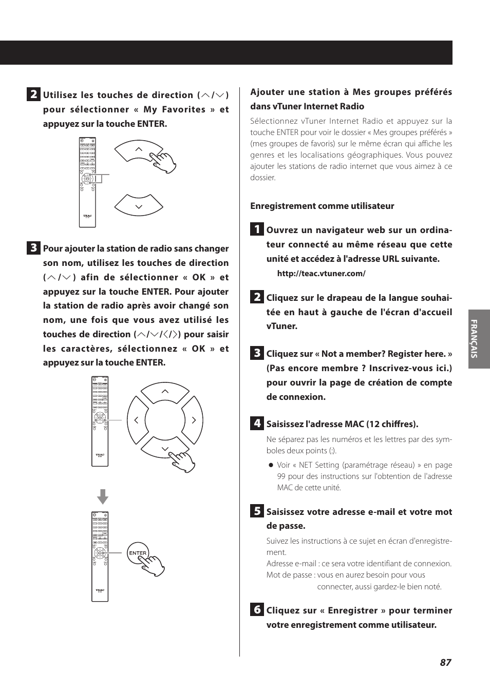 Teac CD-P800NT-B User Manual | Page 87 / 160