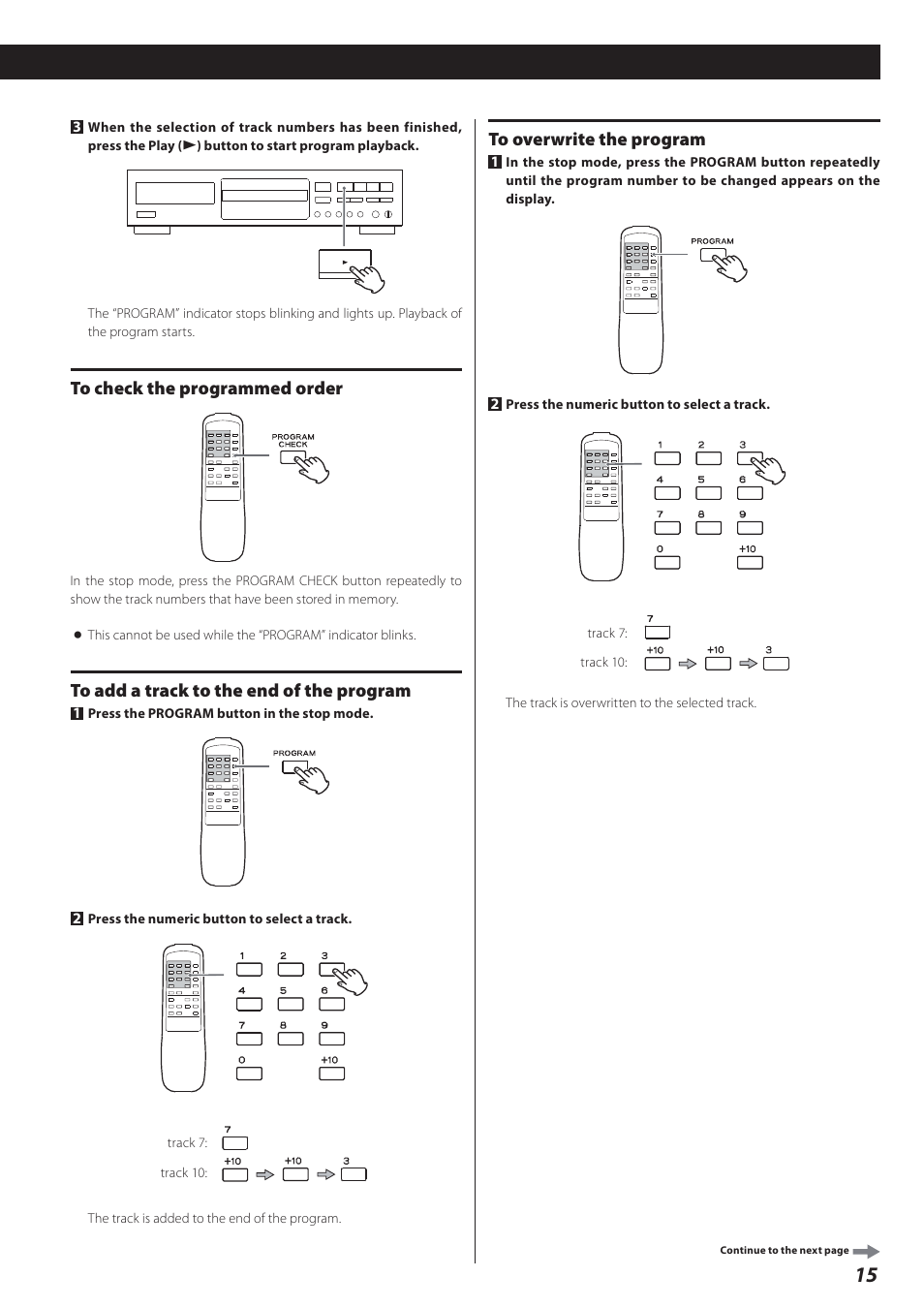 Teac CD-RW890 User Manual | Page 15 / 28