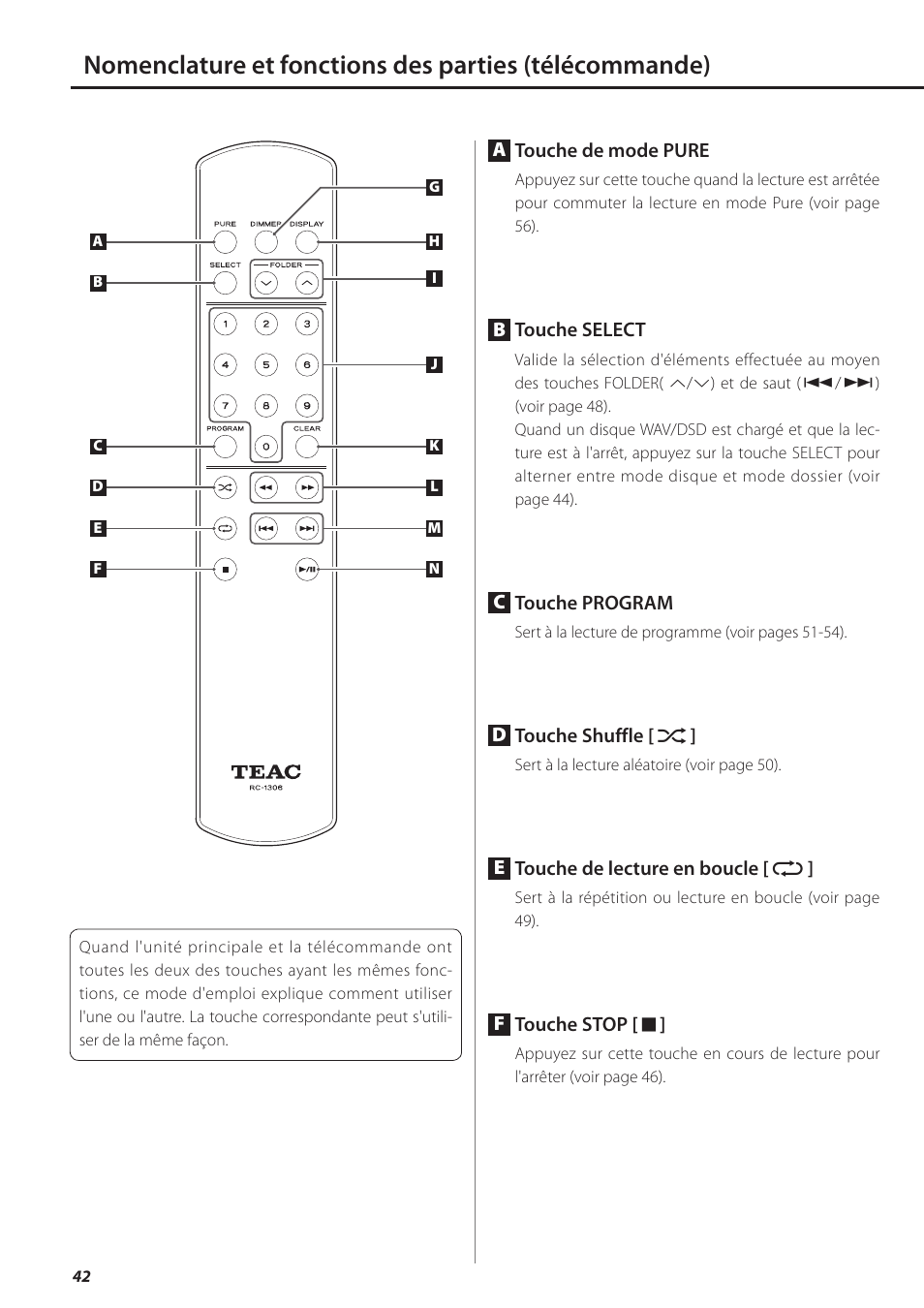 Teac PD-501HR User Manual | Page 42 / 88