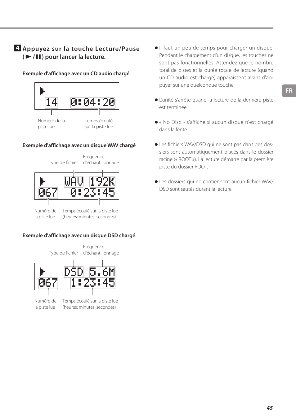 Teac PD-501HR User Manual | Page 45 / 88