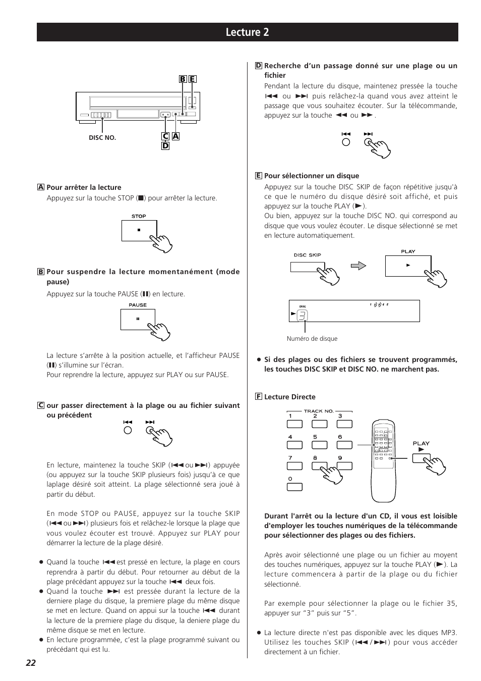 Lecture 2 | Teac PD-D2610 User Manual | Page 22 / 40