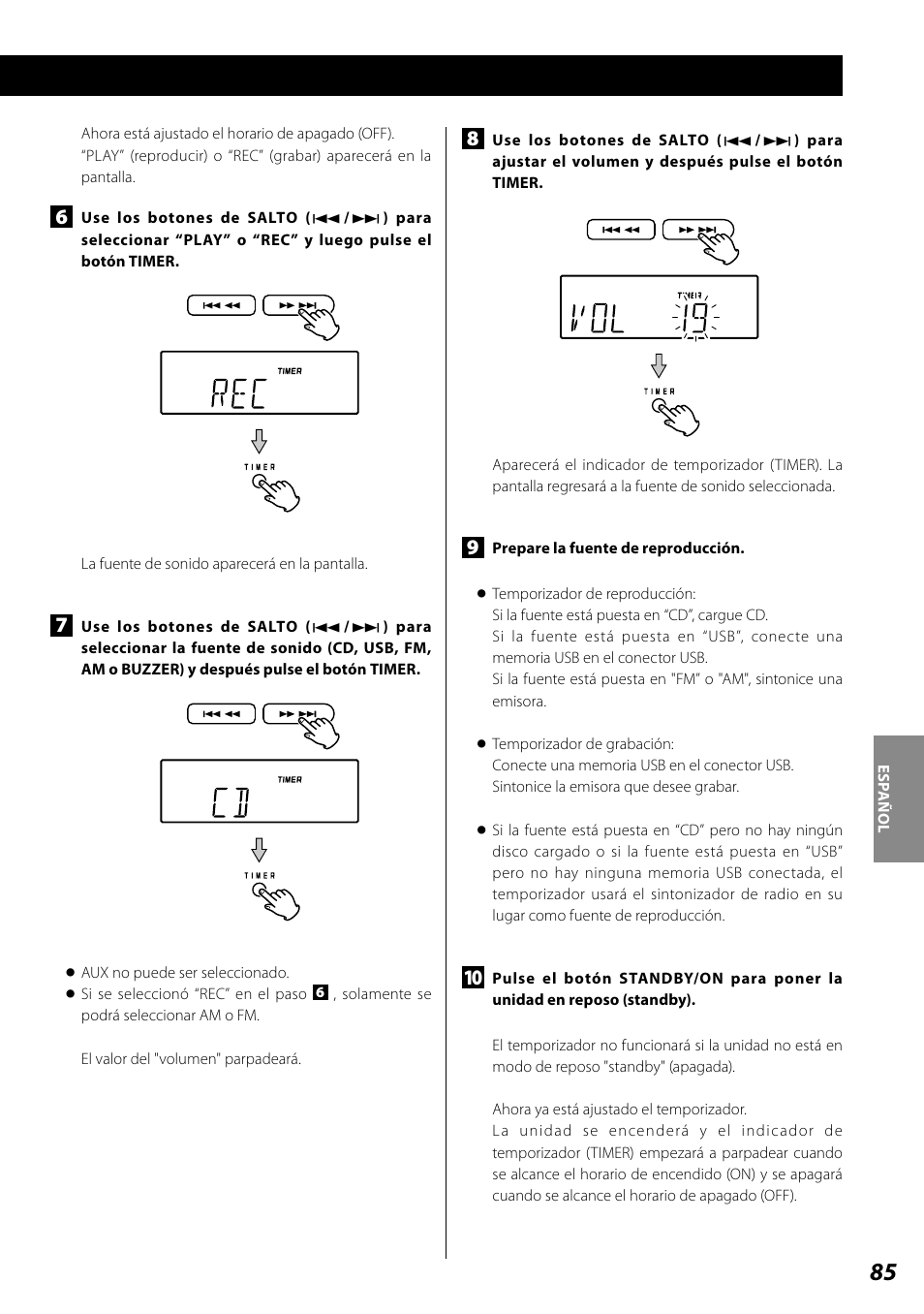 Teac SL-D920 User Manual | Page 85 / 88