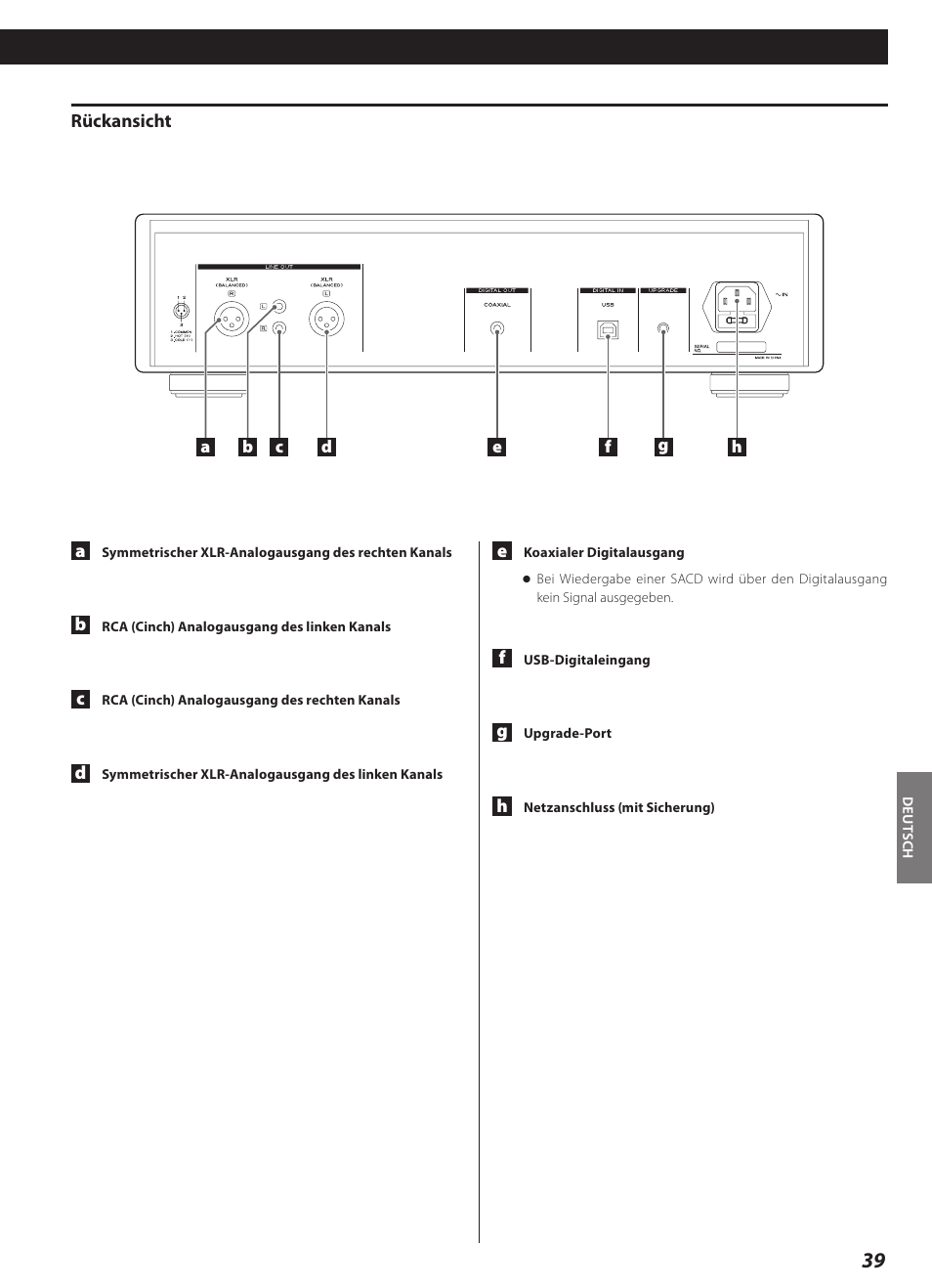 Teac CD-2000 User Manual | Page 39 / 64