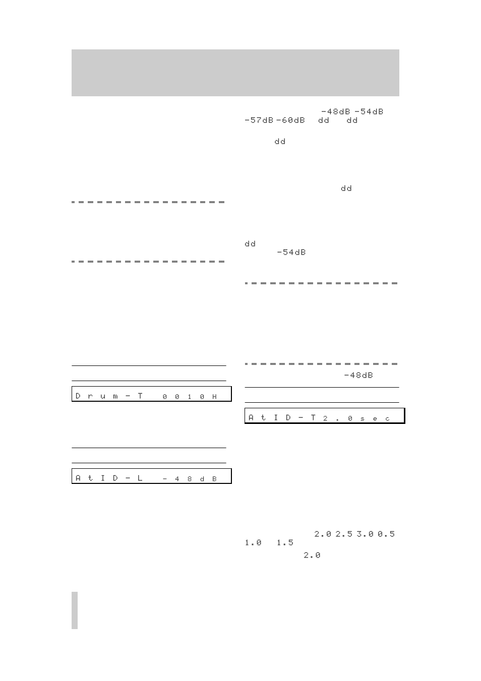 3 - menu functions, 1 drum time (head time), 2 auto id level | 3 auto id time, Xplained in detail in 3, "menu functions | Teac DA-40 User Manual | Page 18 / 34