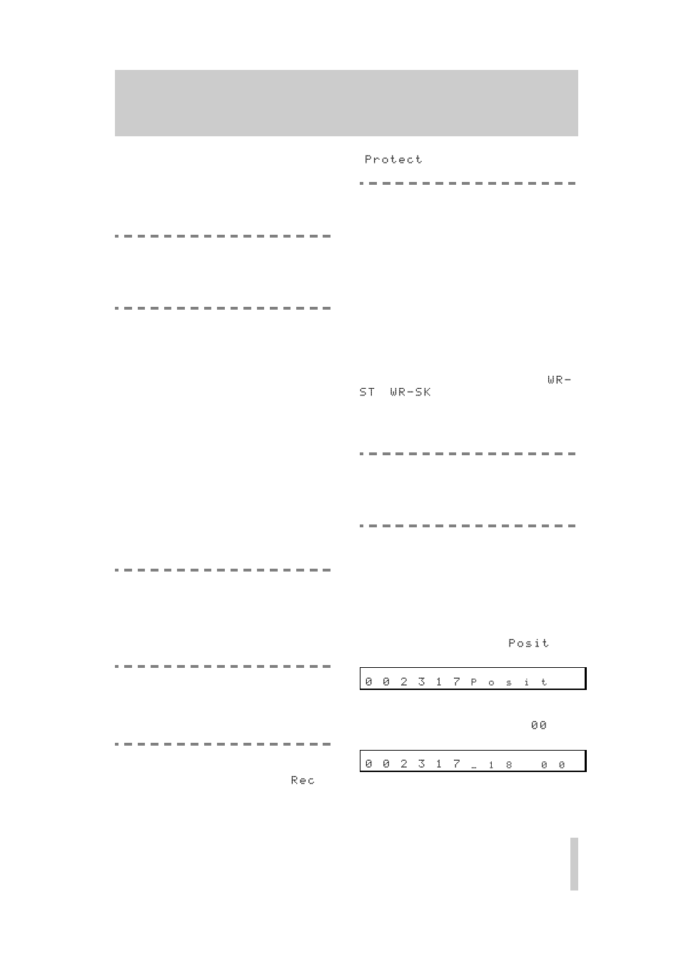 1 selecting an id mode, 2 manually writing a start or skip id (i), 3 writing a start or skip id (ii) | 4 - shift functions | Teac DA-40 User Manual | Page 23 / 34