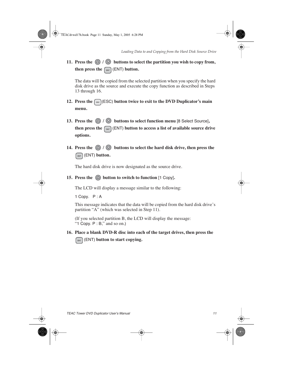 Teac DVW-D13A User Manual | Page 19 / 40