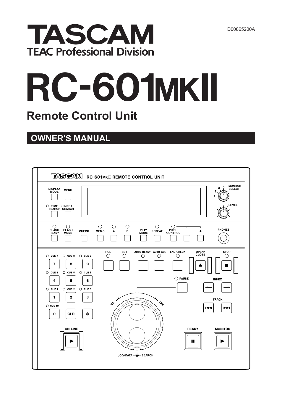 Teac RC-601MKII User Manual | 29 pages