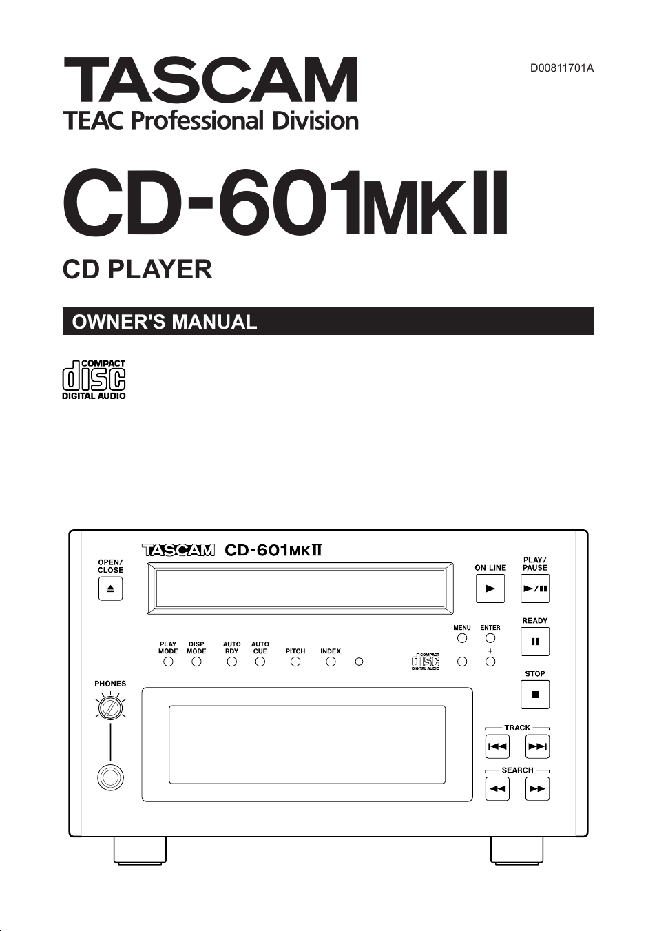 Teac CD-601MKII User Manual | 29 pages