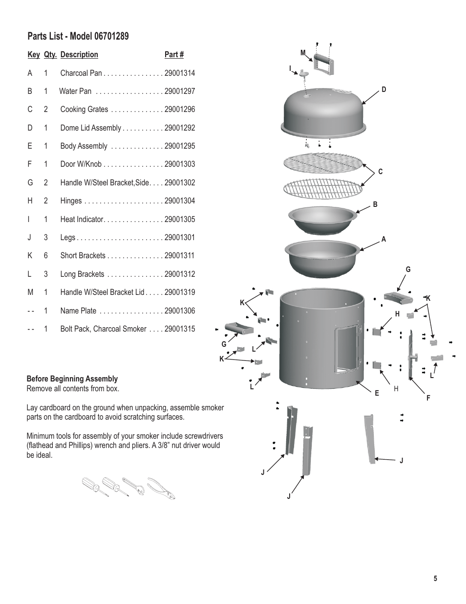 Char-Broil 6701289 User Manual | Page 5 / 8