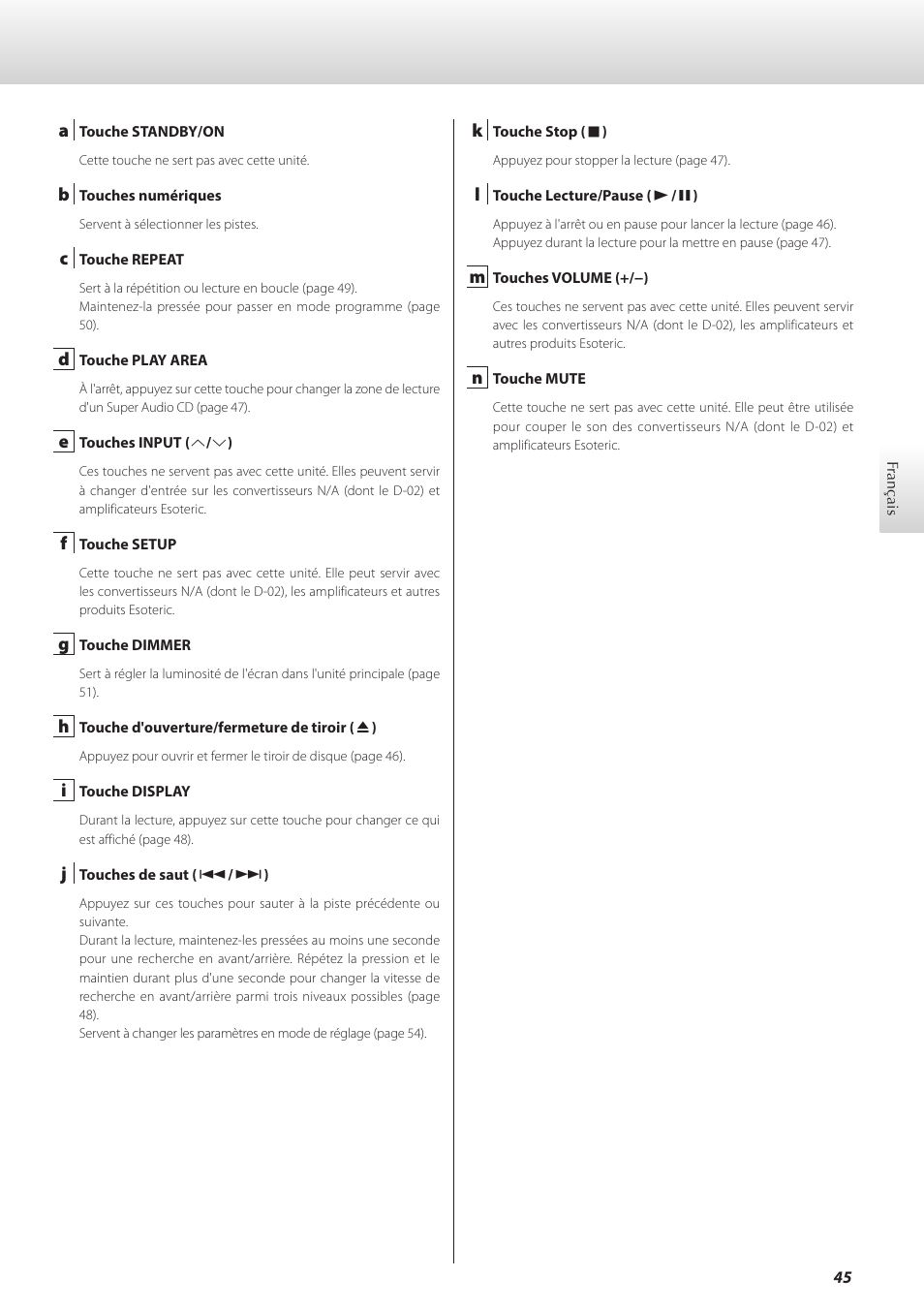 Teac K-05X User Manual | Page 45 / 96